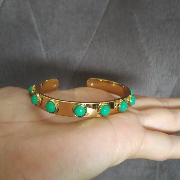 ✨️HP✨️ Kate Spade♠  Tag🏷️ Along Cuff in Jade Green💚 - Picture 5 of 6